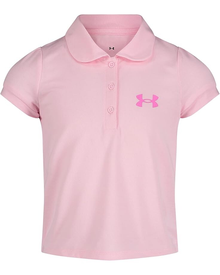 

Поло Under Armour Kids Solid Polo, цвет Pink Sugar