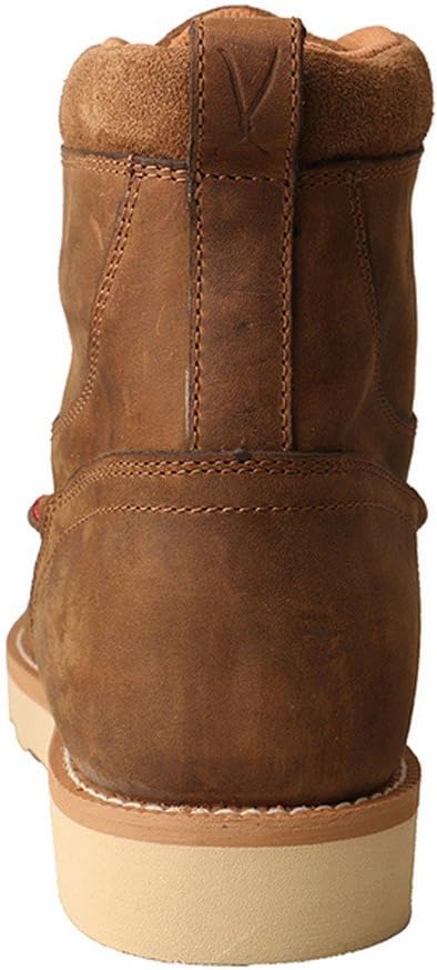Ботинки Twisted X Men's 6 Work Boot с носком Мок-Тоу и Нано-Тоу, Distressed Saddle — фото 4