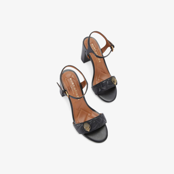 Босоножки Kurt Geiger London Langley 75 с цветными блоками, черный — фото 2