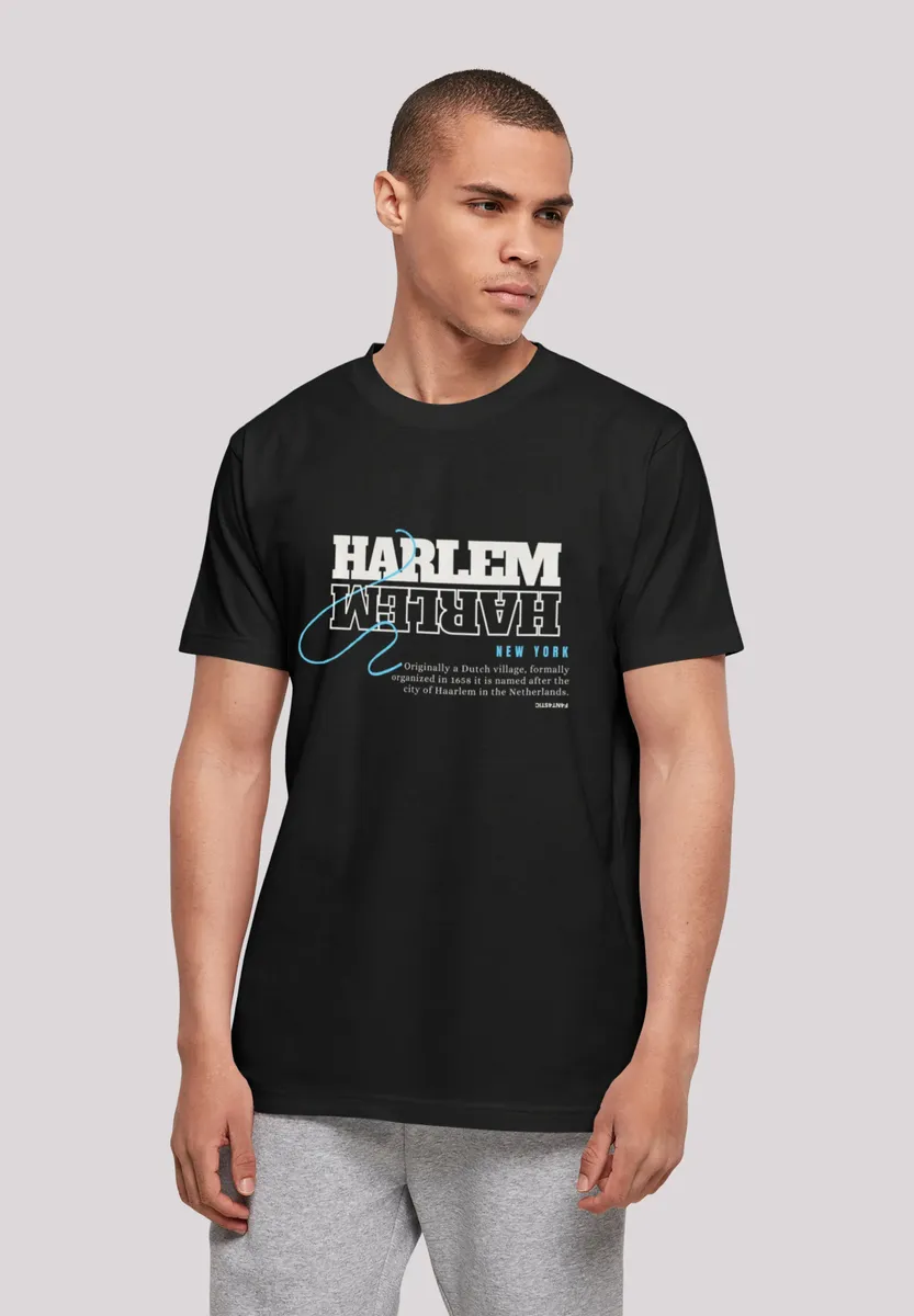 

F4NT4STIC Футболка "Harlem TEE UNISEX", принт, черный