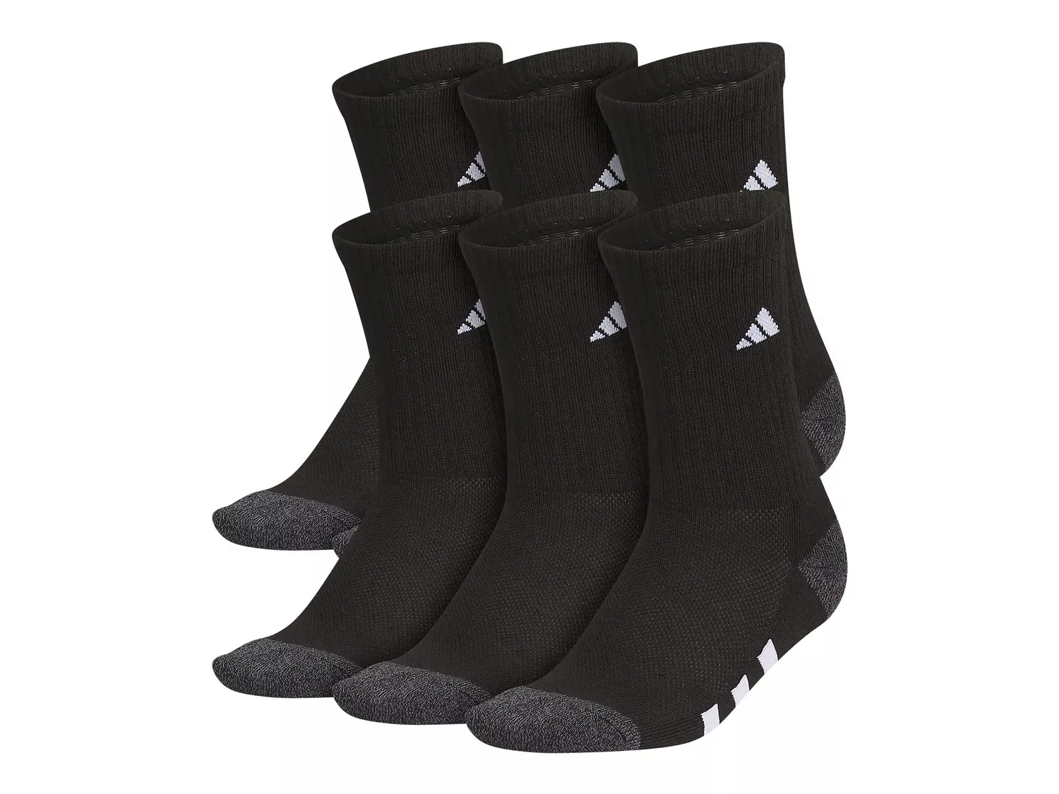 

Носки детские Adidas Athletic Cushioned Crew - 6 шт., черные/белые