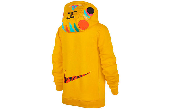 Толстовка (GS) Nike CNY Chinese New Year's Edition Fleece Lined Stay Warm Sports Boy Yellow, желтый — фото 2