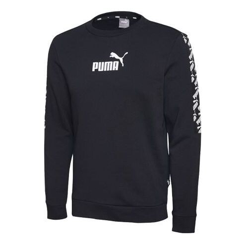 

Толстовка classic printing round neck black Puma, черный