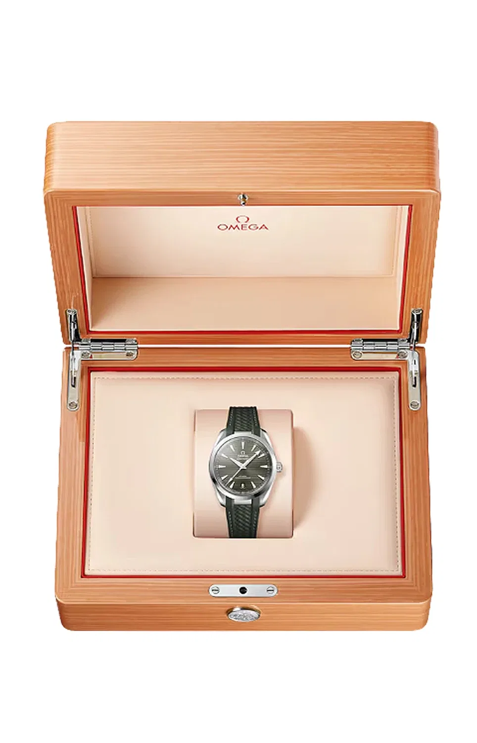 SEAMASTER AQUA TERRA 150M 34 ММ, СТАЛЬ НА РЕЗИНОВОМ РЕМЕШКЕ - 220.12.38.20.10.001 OMEGA, синий — фото 3