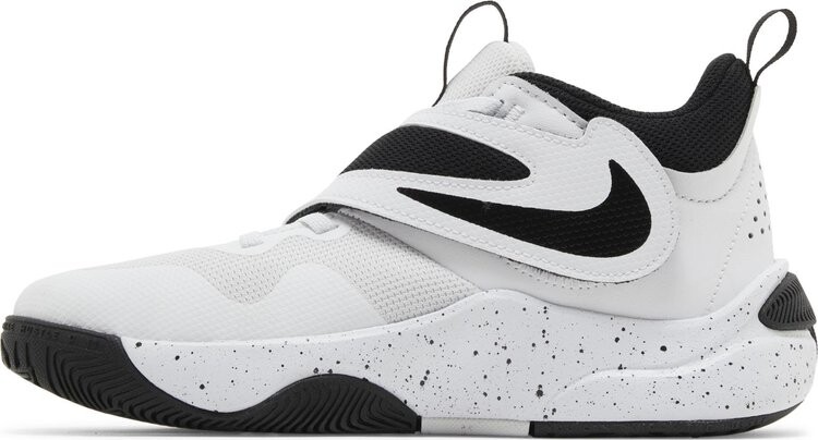 Кроссовки Team Hustle D11 GS 'White Black', белый — фото 3