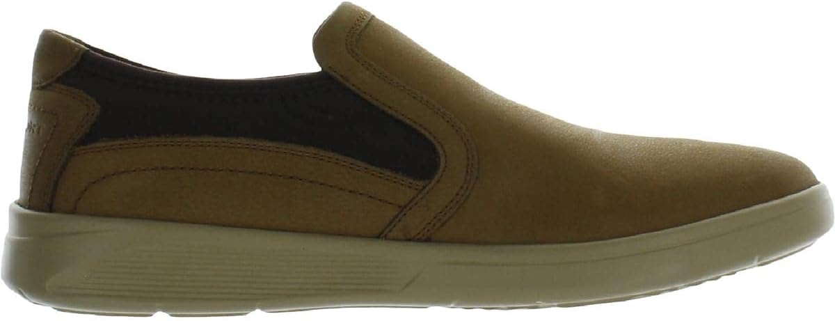 Мужские слипоны Rockport Caldwell с двойной эластичной вставкой, Desert Leather — фото 2
