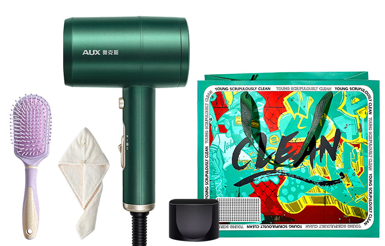 

Фен для волос Aux, Green (Bounty Hunter Gift Bag + Dry Hair Cap + Airbag Comb)