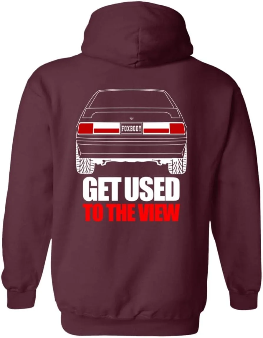 Foxbody Get Used to the View Racing Hoodie — фото 3