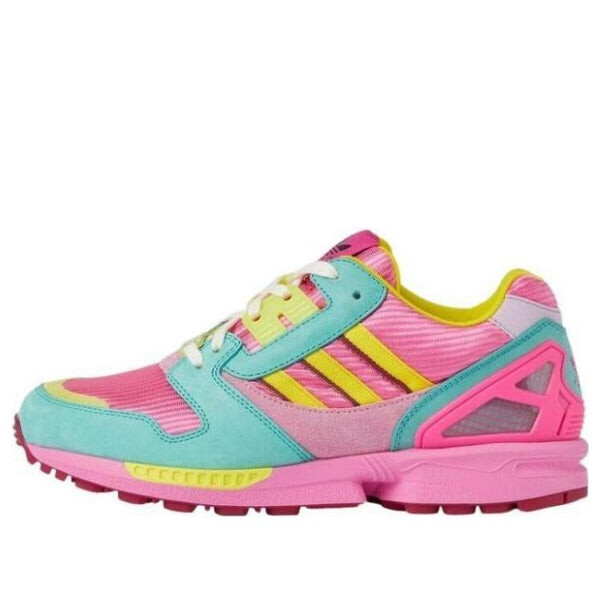 Кроссовки оригинал x gucci zx 8000 Adidas, розовый