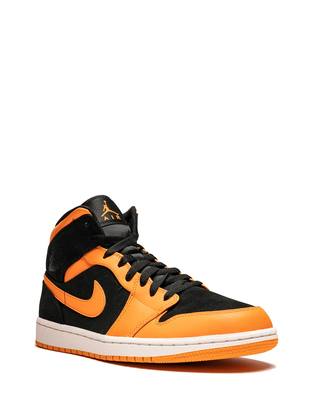 Кроссовки Air  1 Mid Jordan, оранжевый — фото 2