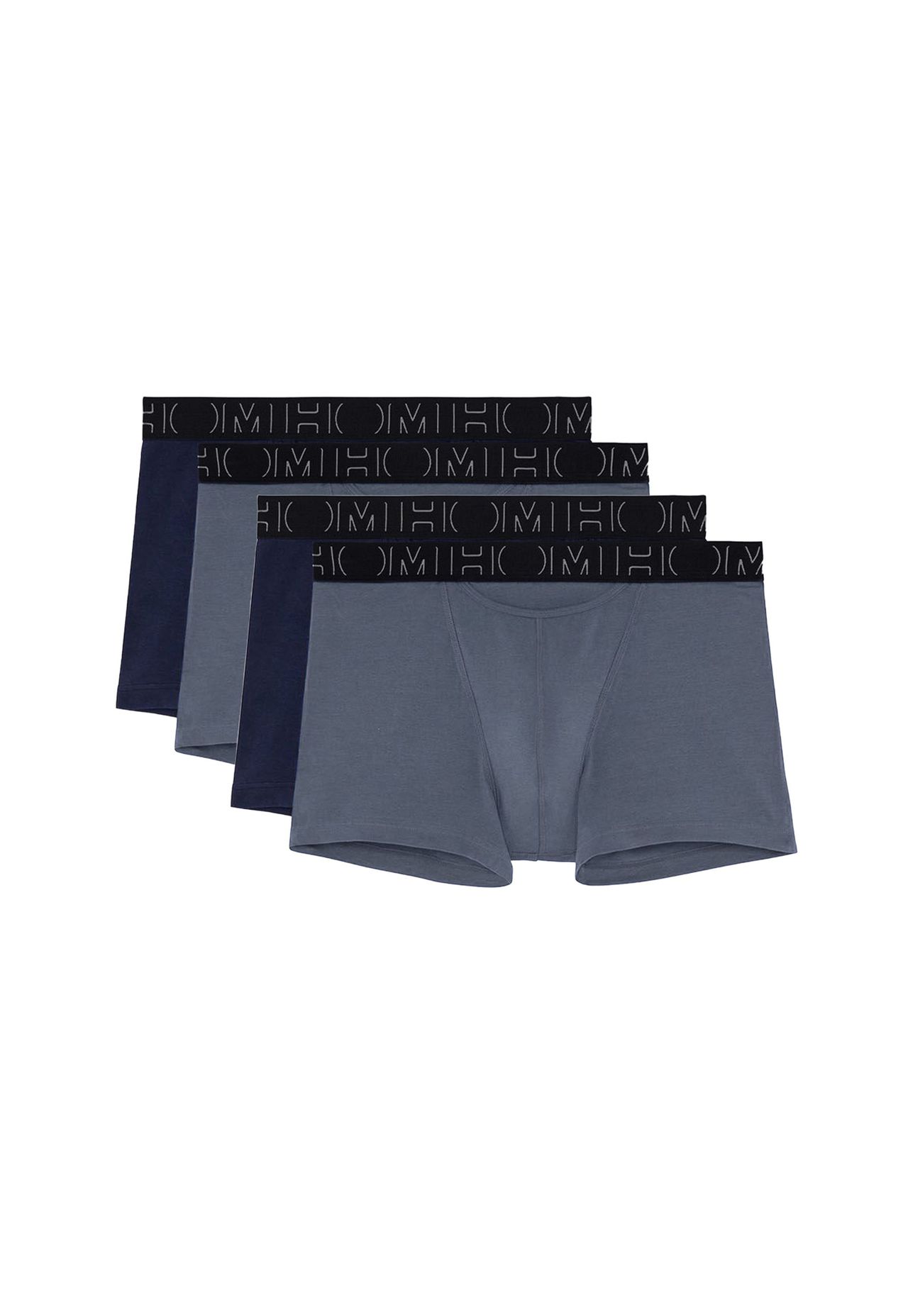 

Набор шорт/брюк Retro из 4 трусов-боксеров HO1 HOM, цвет Navy / Grey