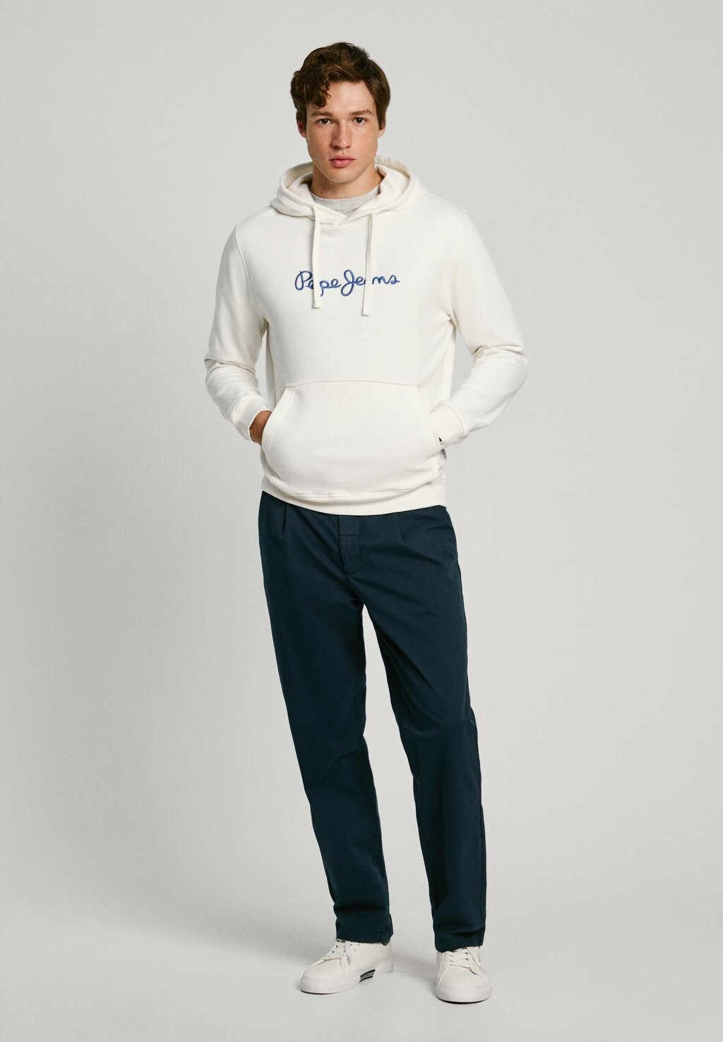 

Толстовка с капюшоном NEW JOE Pepe Jeans, кремовый