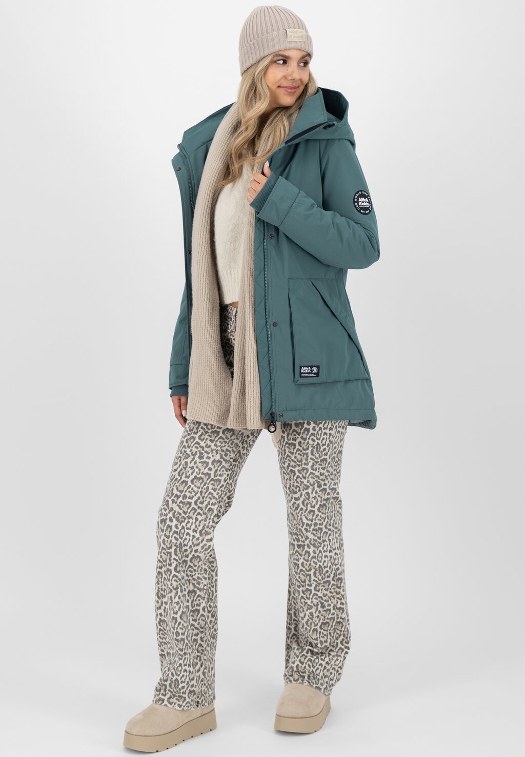 

Зимнее пальто alife & kickin, цвет Mottled Light Green