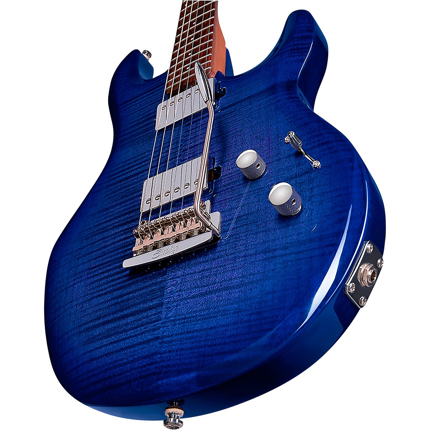 

Электрогитара Sterling от Music Man Luke Flame Maple Top Blueberry Burst