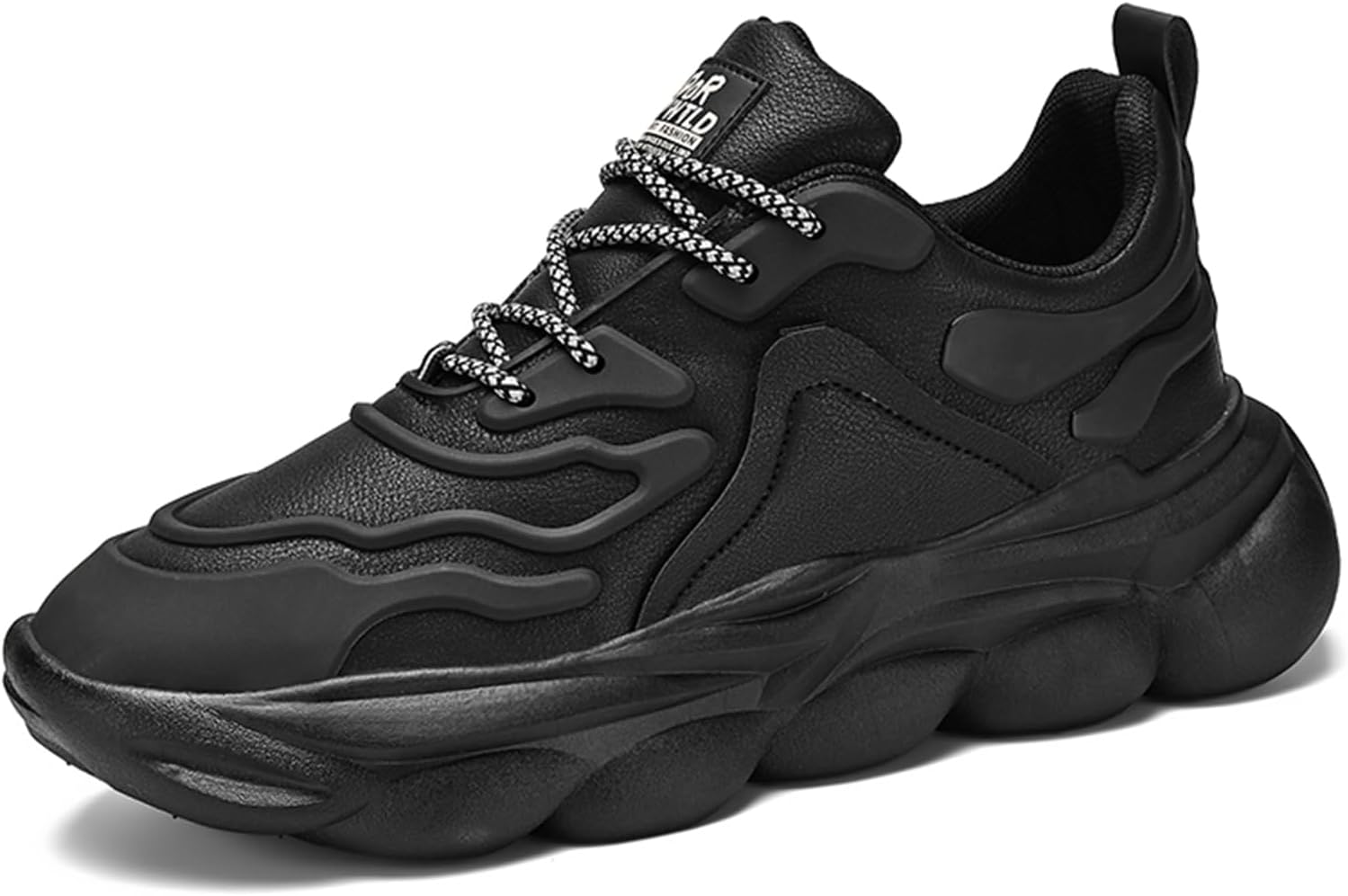 

Мужские кроссовки для бега на шоссе с амортизацией, мужские кеды, теннисные, для тренировок, спортивного стиля, для ходьбы Spwagym, черный