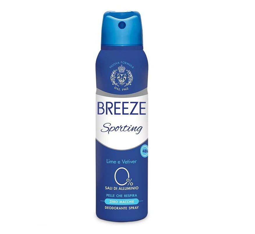 

Breeze, Sporting, Дезодорант, Лайм и Ветивер, 150мл