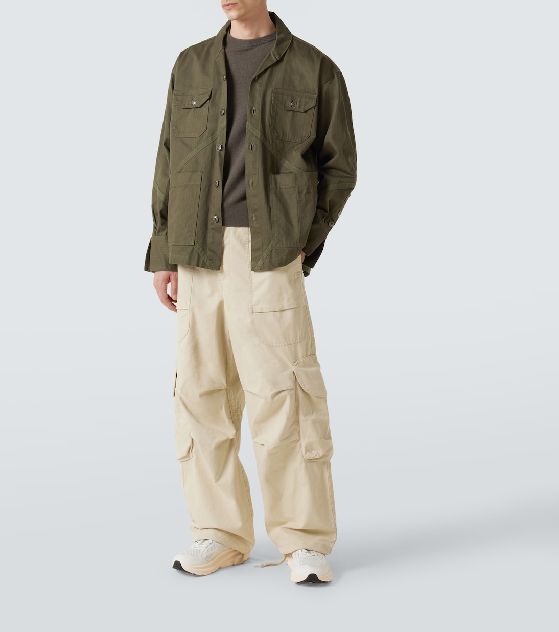 Беговые кроссовки Clifton One9 Hoka One One, Frost/Cosmic Grey — фото 2