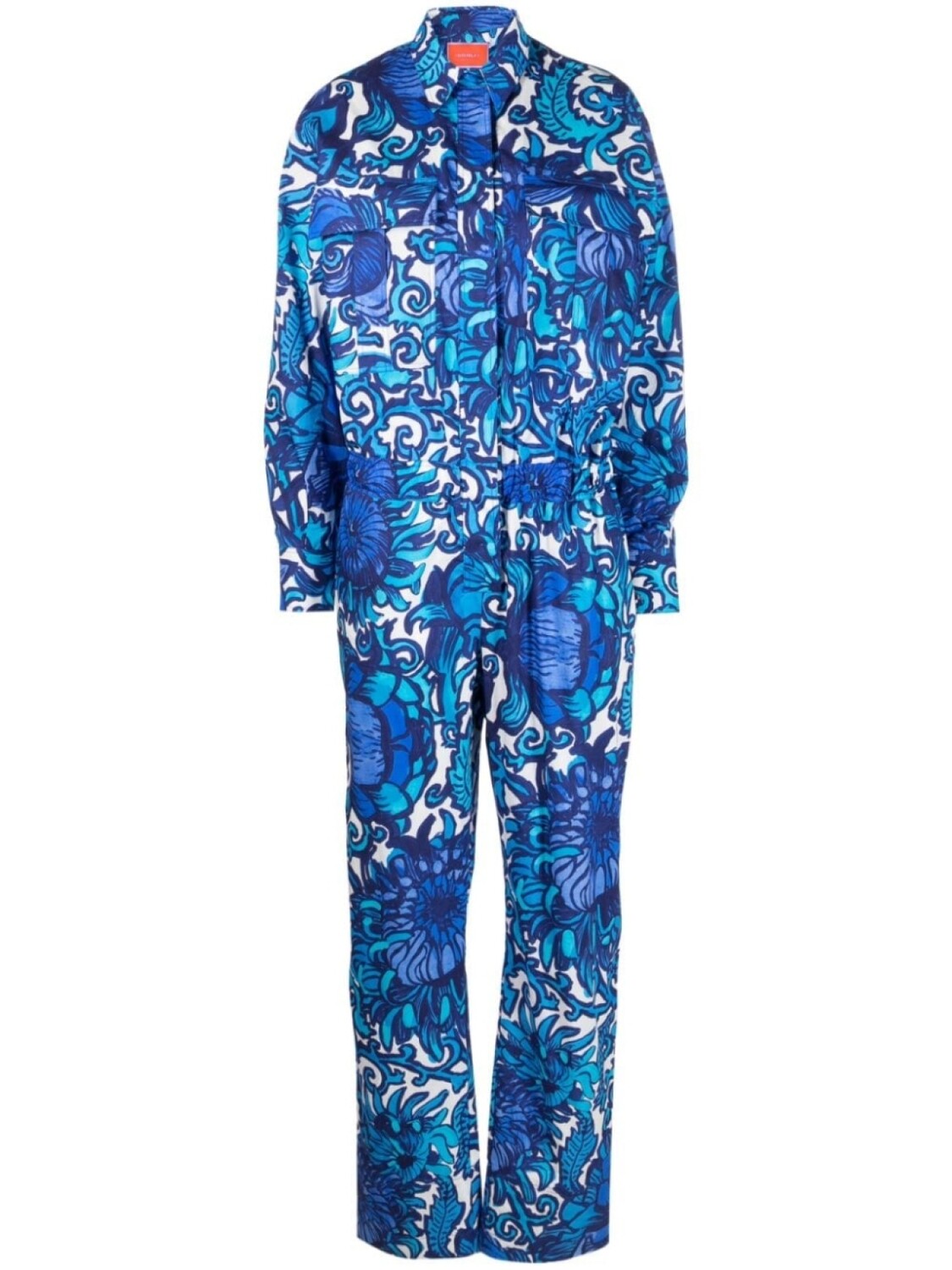 

La DoubleJ комбинезон Aviator с графичным принтом, синий