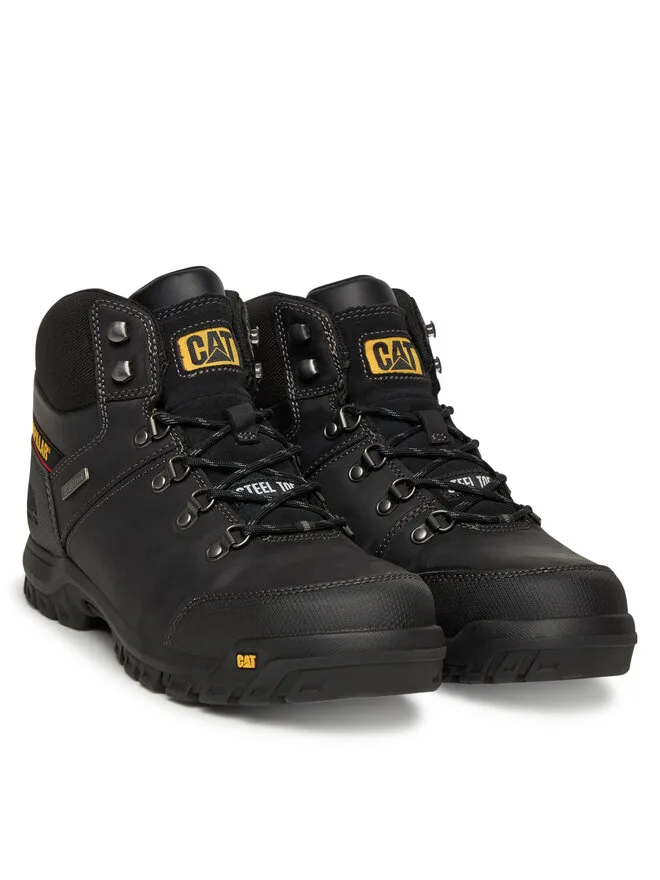 CAT Footwear Ботильоны на шнуровке Framework ST P722603 черные — фото 2