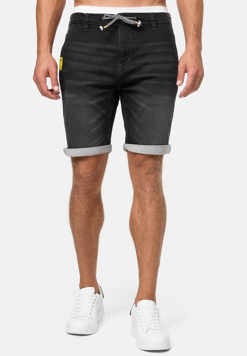 

Джинсовые шорты INDICODE JEANS, цвет vintage black