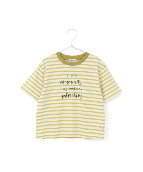 

Футболка женская базовая с коротким рукавом и бордюром MAKE YOUR DAY, желтый