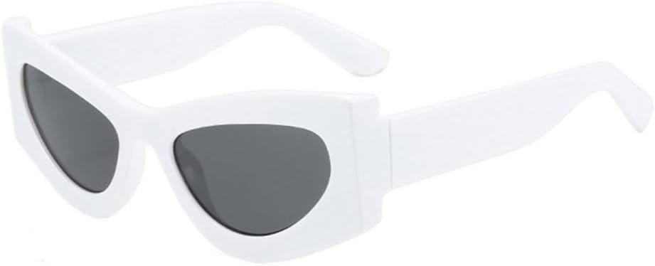 

Модные солнцезащитные очки 2027 года с градиентным переходом цвета для женщин, защита от УФ-излучения UV400, ретро-стиль, розово-зеленые солнцезащитные очки для мужчин MTZJH, White Gray