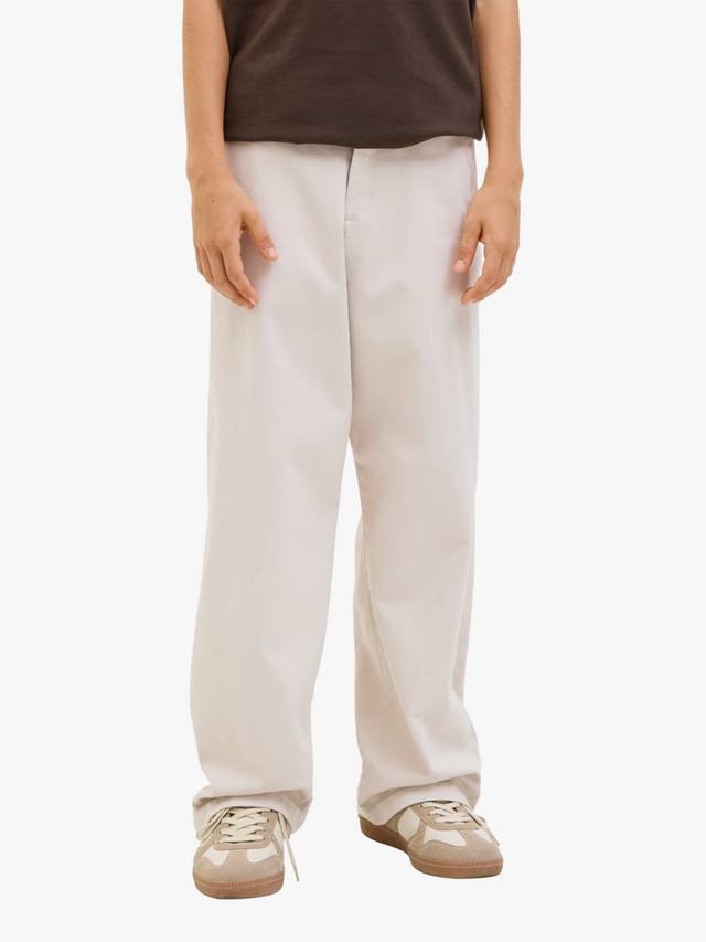 Детские прямые чинос из хлопкового микса Jack & Jones, Moonbeam — фото 2