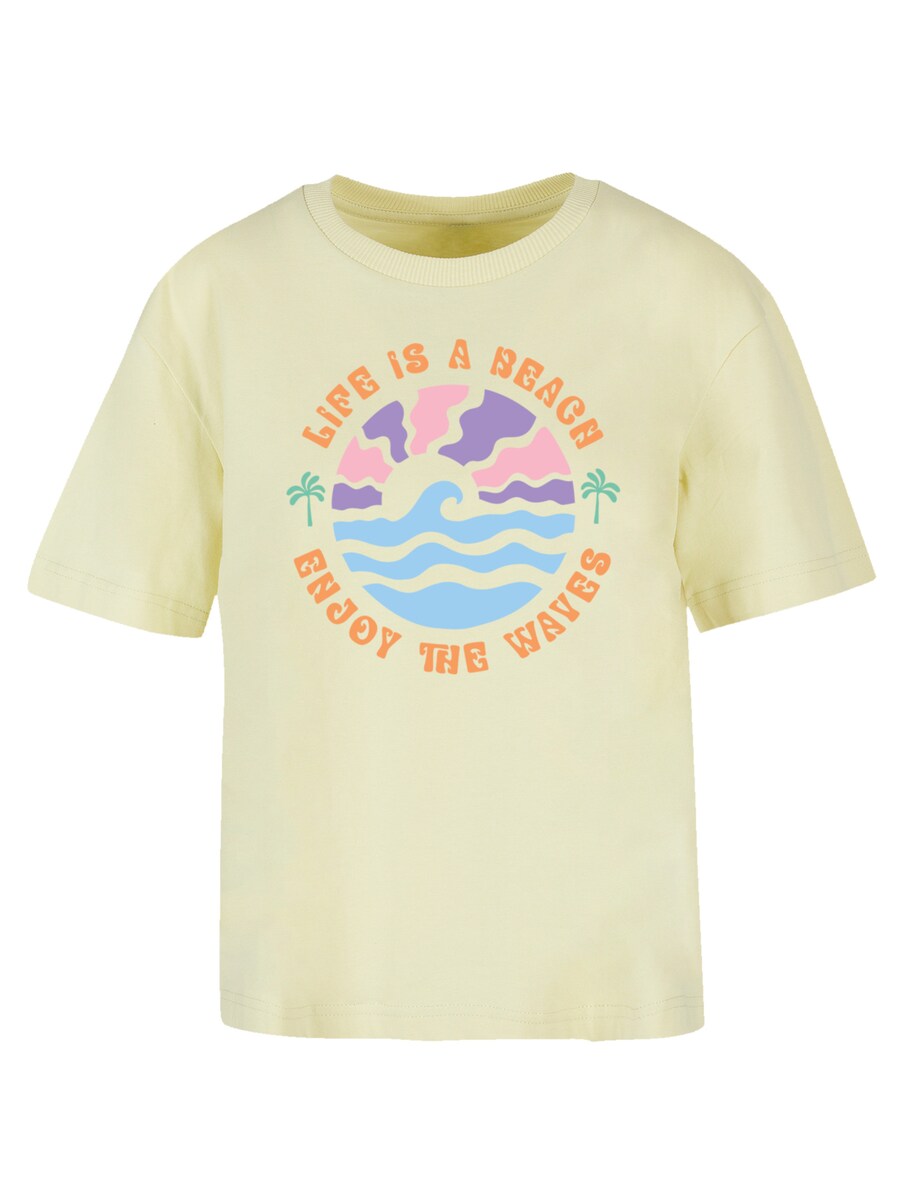 

Рубашка F4NT4STIC Life Is A Beach Enjoy The Waves, цвет Lemon