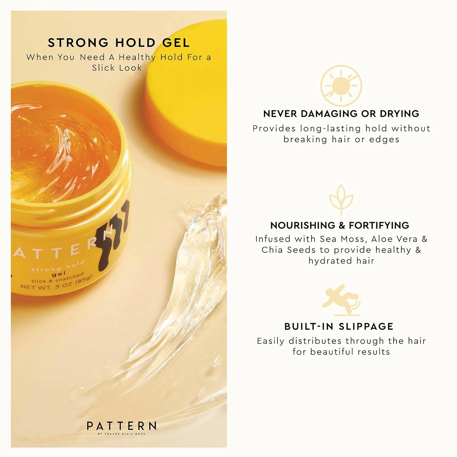 Гель для волос «Strong Hold» от PATTERN Beauty by Tracee Ellis Ross Pattern — фото 2