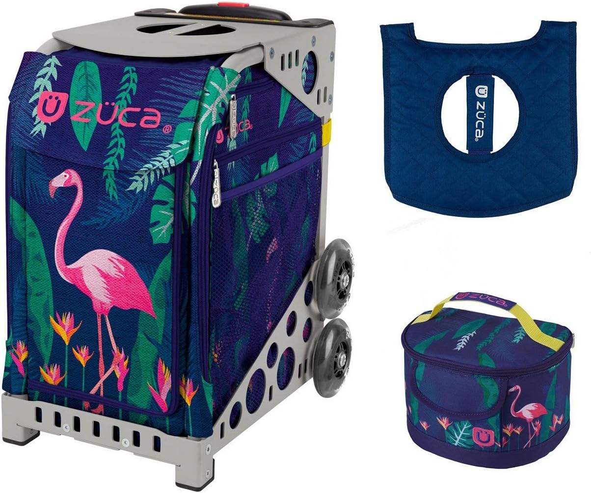 

Спортивная сумка ZUCA - Flamingo с подарочным ланч-боксом и чехлом на сиденье (серая оправа), Серый, Спортивная сумка ZUCA - Flamingo с подарочным ланч-боксом и чехлом на сиденье (серая оправа)