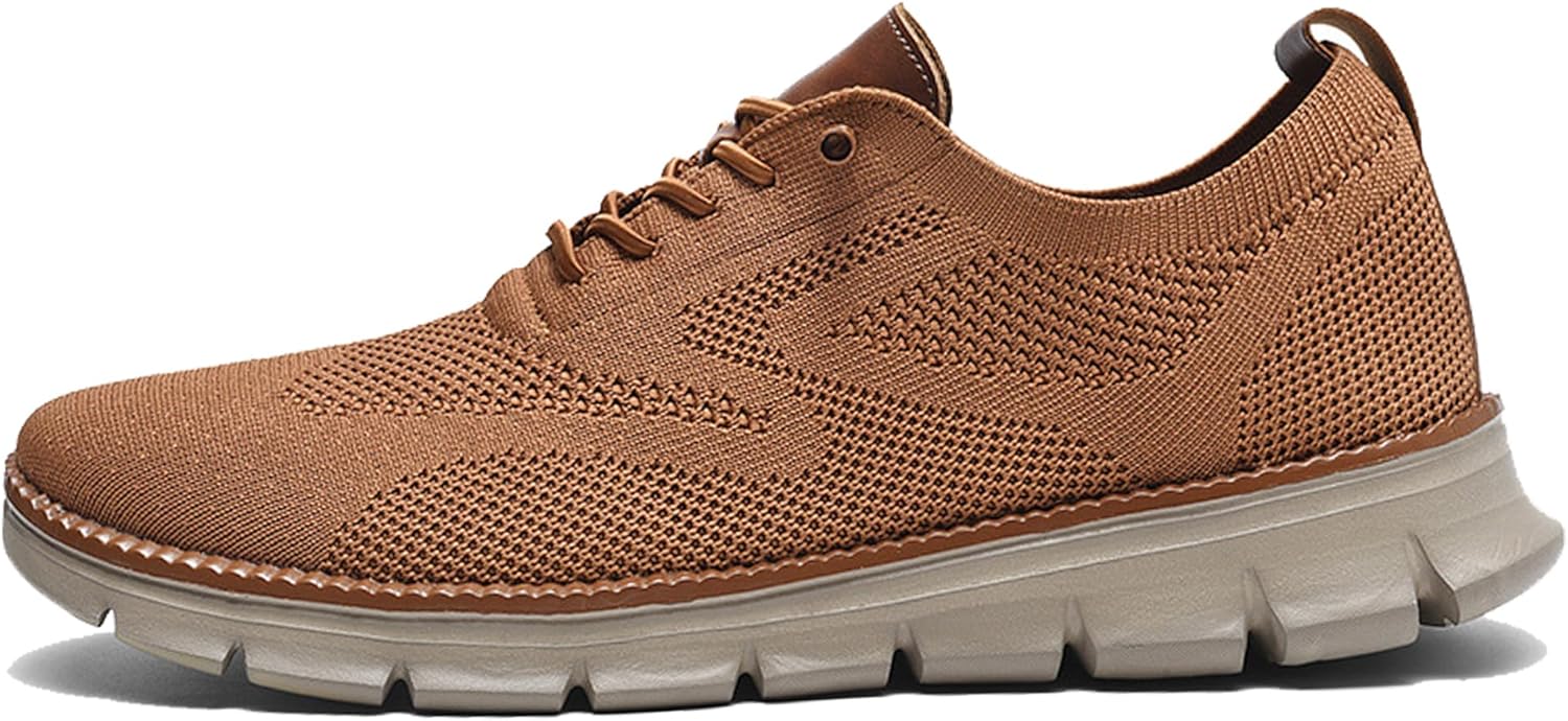 

Мужские кроссовки Breeze, легкие и дышащие, городской стиль и комфорт для прогулок, путешествий, работы или повседневной носки Oliwex, оранжевый