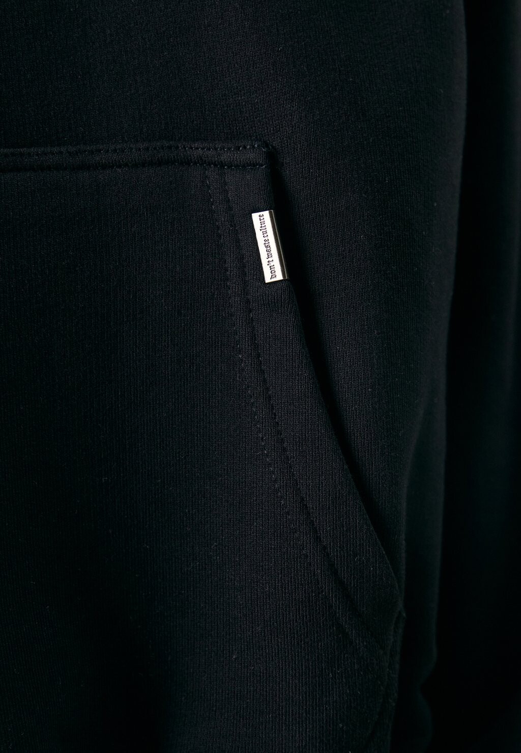 

Толстовка с капюшоном MAREK UNISEX Don't Waste Culture, черный