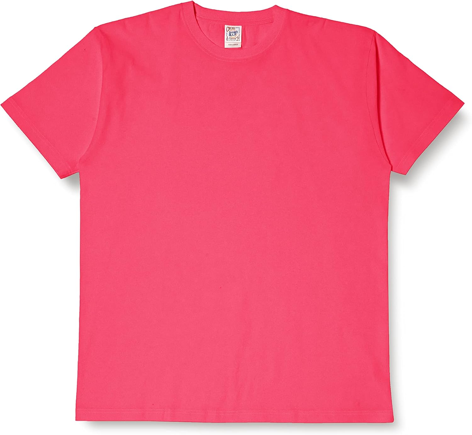 

Футболка с вышивкой крестиком OE1116, унисекс, для взрослых Cross & Stitch, розовый