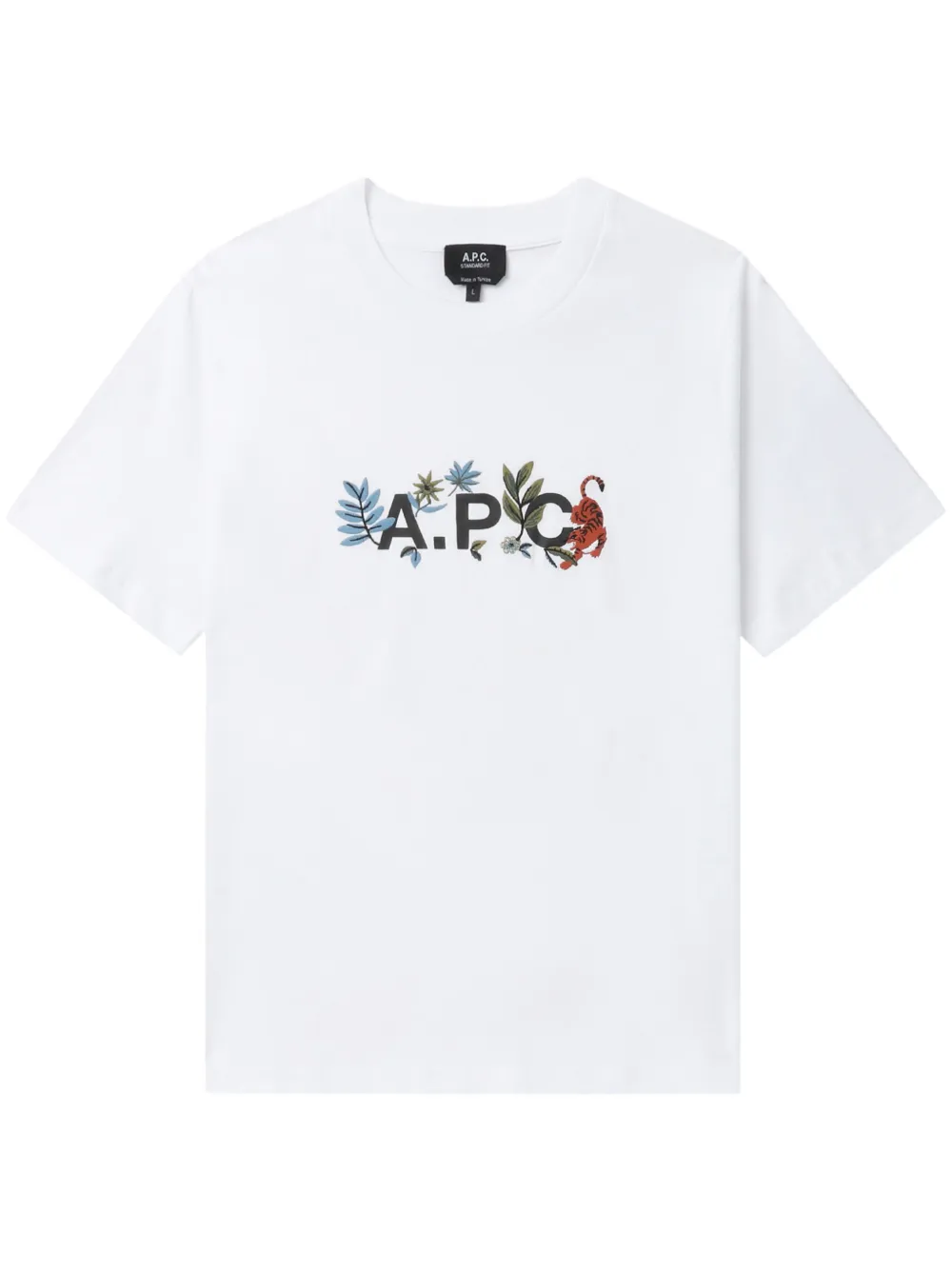 

Футболка с логотипом A.P.C., белый