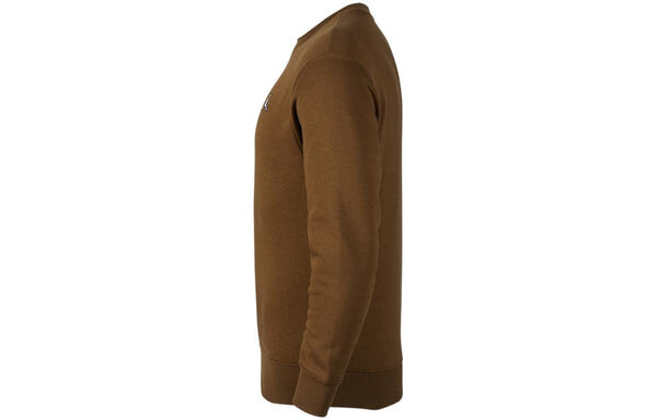 Толстовка Air Jordan Fleece Crewneck Top 'Olive', зеленый — фото 3