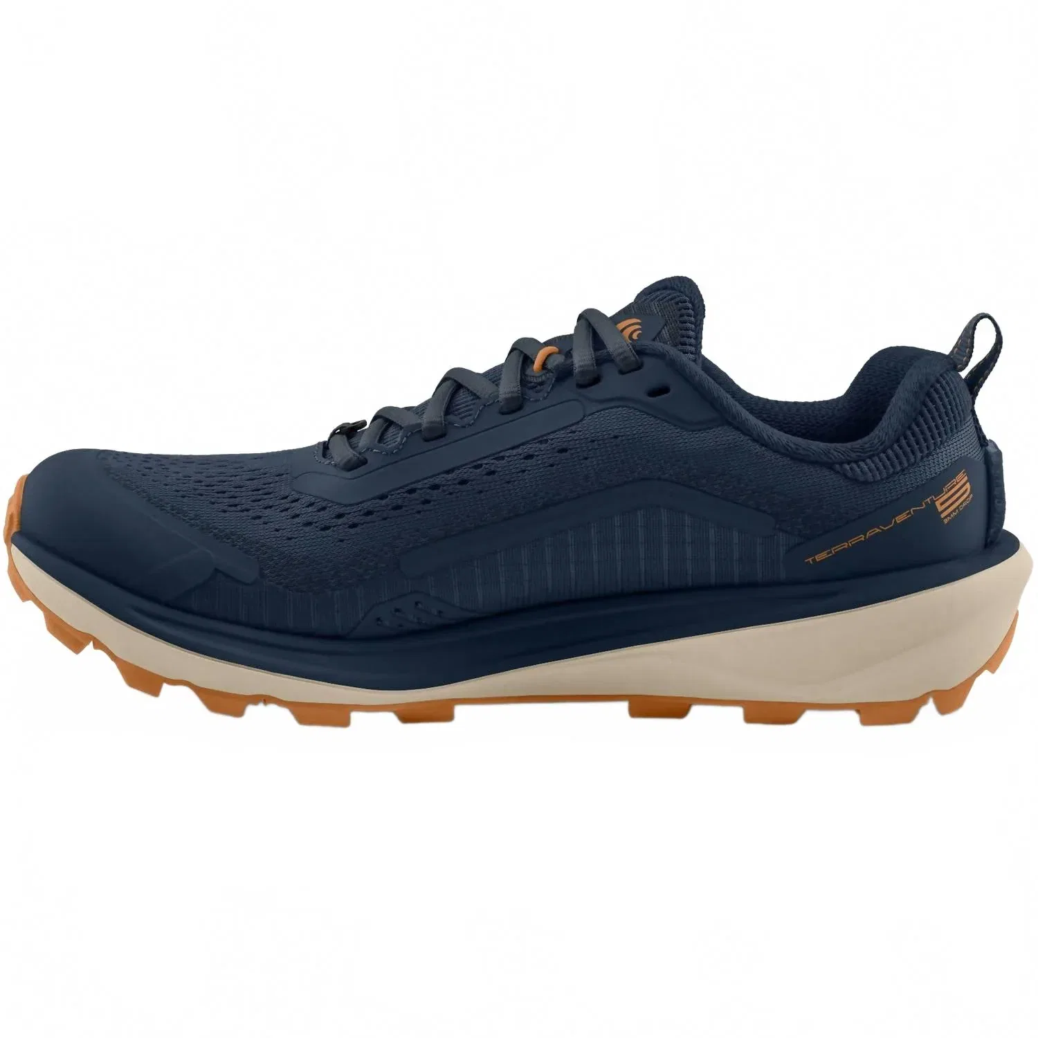 Topo Athletic Мужские кроссовки для трейлраннинга Terraventure 5, темно-синие/оранжевые — фото 3