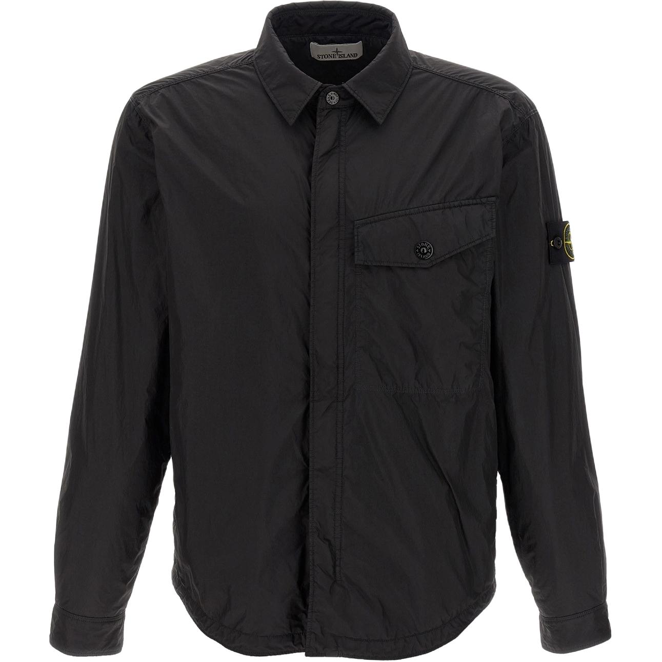 

Куртка-толстовка на молнии с нашивкой компас STONE ISLAND, черный