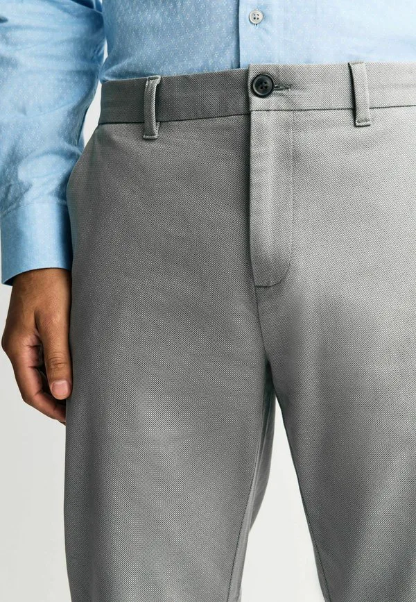 Комплект из двух эластичных брюк Next, Grey Navy — фото 4