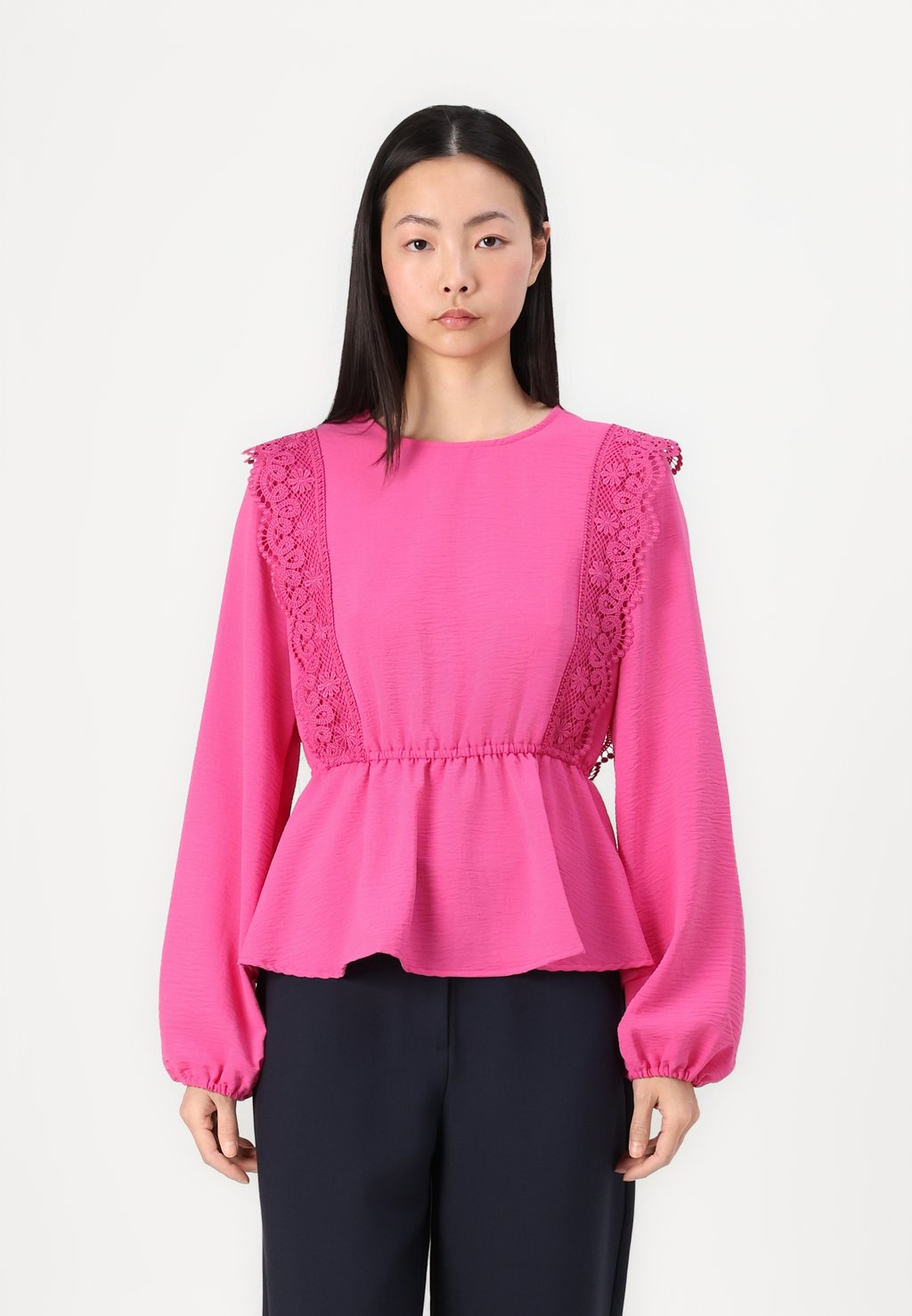 

Блуза ONLMETTE PEPLUM DETAIL ONLY, розовый
