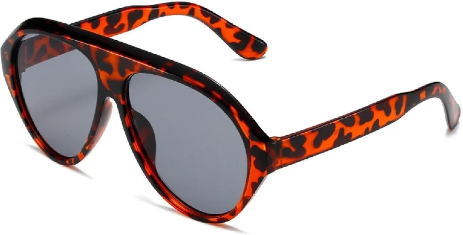 

Модные солнцезащитные очки для женщин в винтажном стиле, зеленые и оранжевые, с защитой от УФ-излучения UV400; солнцезащитные очки с градиентным покрытием для мужчин SZVVBKK, Leopard Light Gray