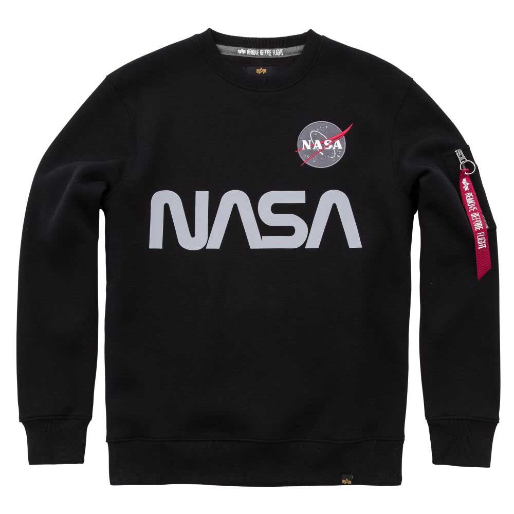 

Толстовка Alpha Industries NASA Reflective, черный