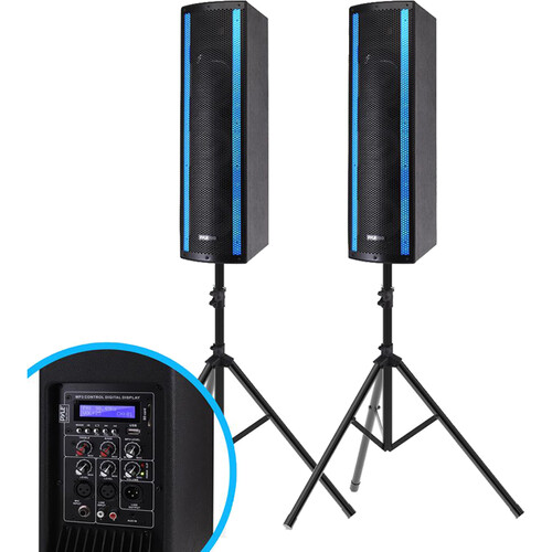

Портативная PA-системы Pyle Pro PS65ACT 6.5" 3-Way 2000W Portable Bluetooth PA PS65ACT