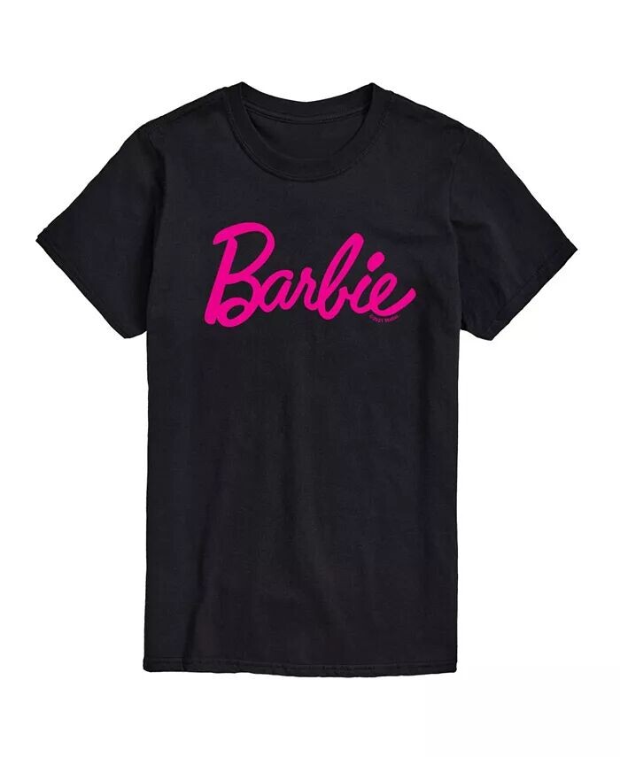 

Модная футболка с логотипом Barbie для юниоров Hybrid Apparel и графическим рисунком GOOD VIBES LLC, черный