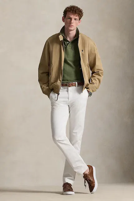 Поло из хлопка slim fit Polo Ralph Lauren, зеленый — фото 3