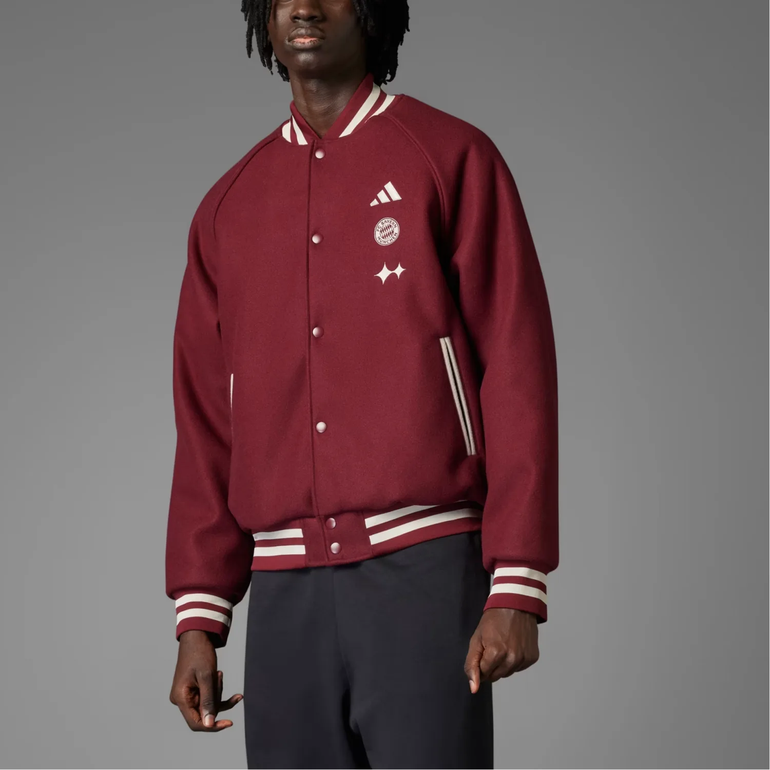 Adidas Куртка BSTN FC Bayern Unisex Dark Red — фото 3