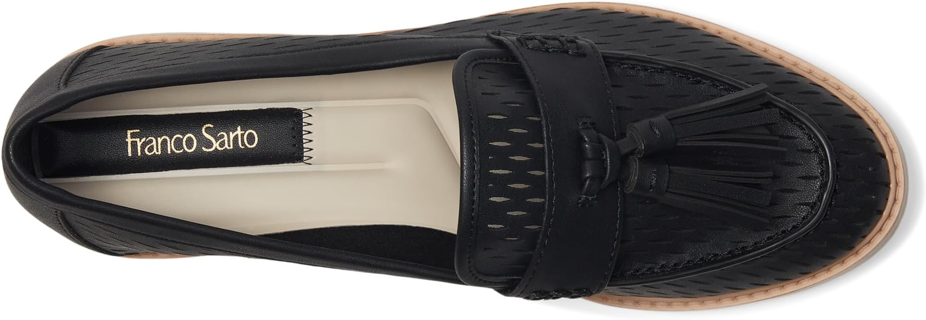 Лоферы Franco Sarto Carolyn Low Slip-ons, цвет Black Cutout — фото 2
