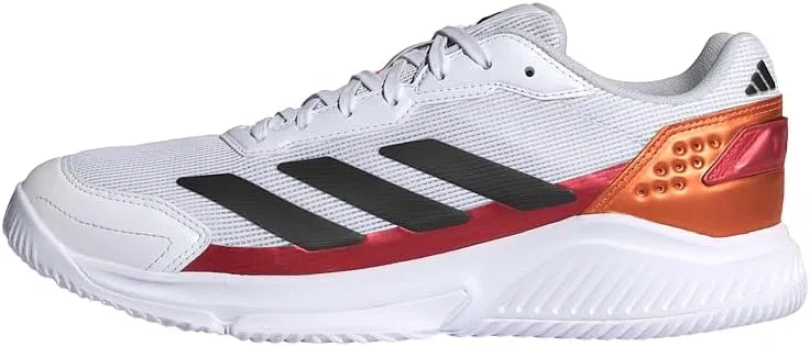 Мужские кроссовки для падела Adidas Courtquick, Ftwr White Core Black Lucid Orange