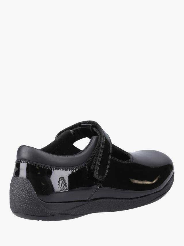 Детские школьные туфли Caitlin T-Bar Senior Custom Fit из лаковой кожи Hush Puppies, Black — фото 3