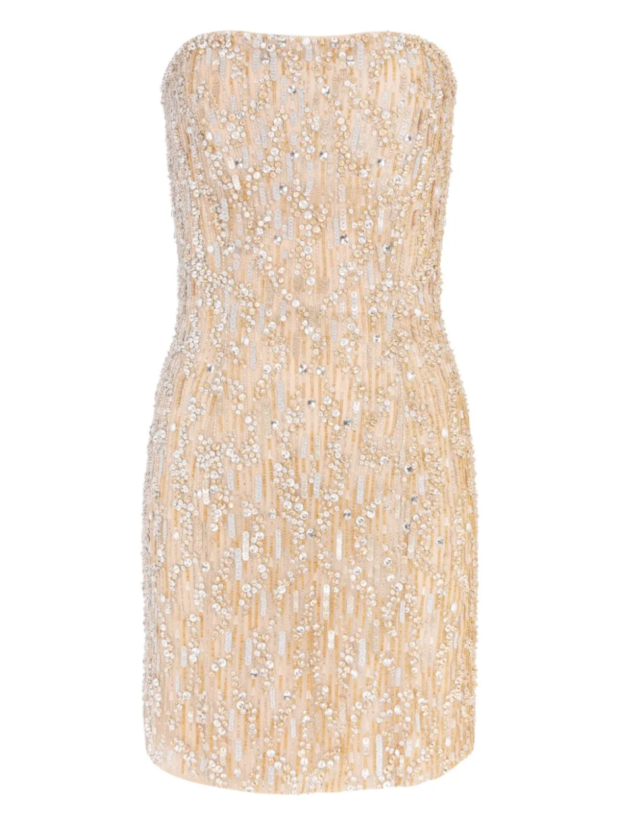 

Мини-платье Minuit Jenny Packham, нейтральный
