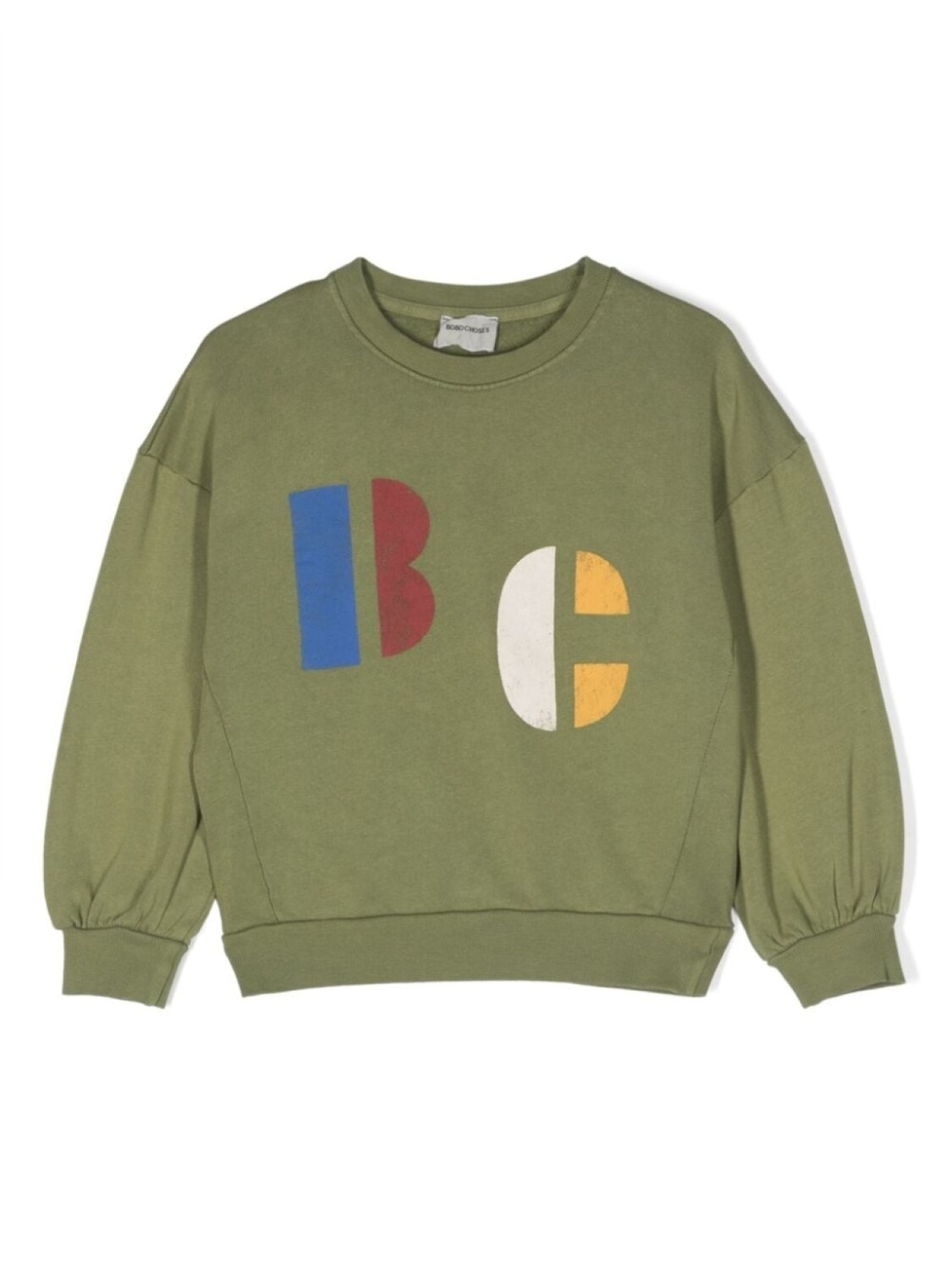 

Bobo Choses толстовка из органического хлопка с логотипом, зеленый